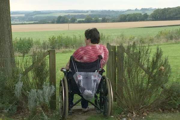 Wheelchair users are welcome at Wallops Wood