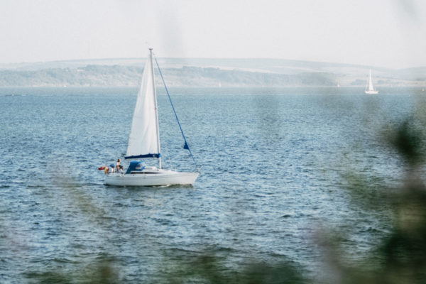 Yacht on the Solent