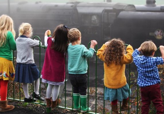 Children at the Watercress Line © The Watercress Line